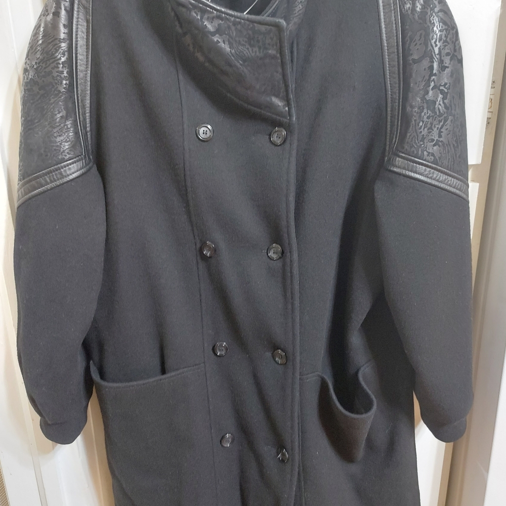 Vintage 80's Luba Paris Double Breasted BLACK